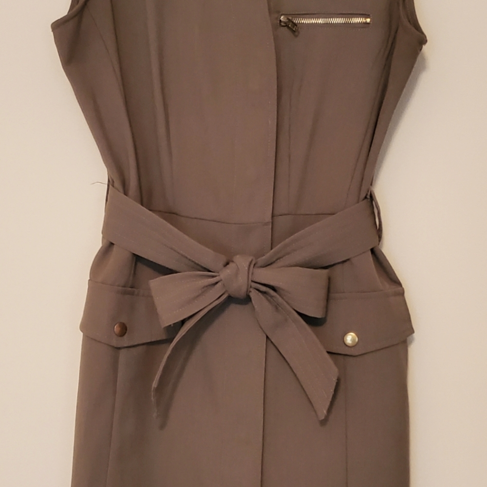 Bodycon military green dress size 4